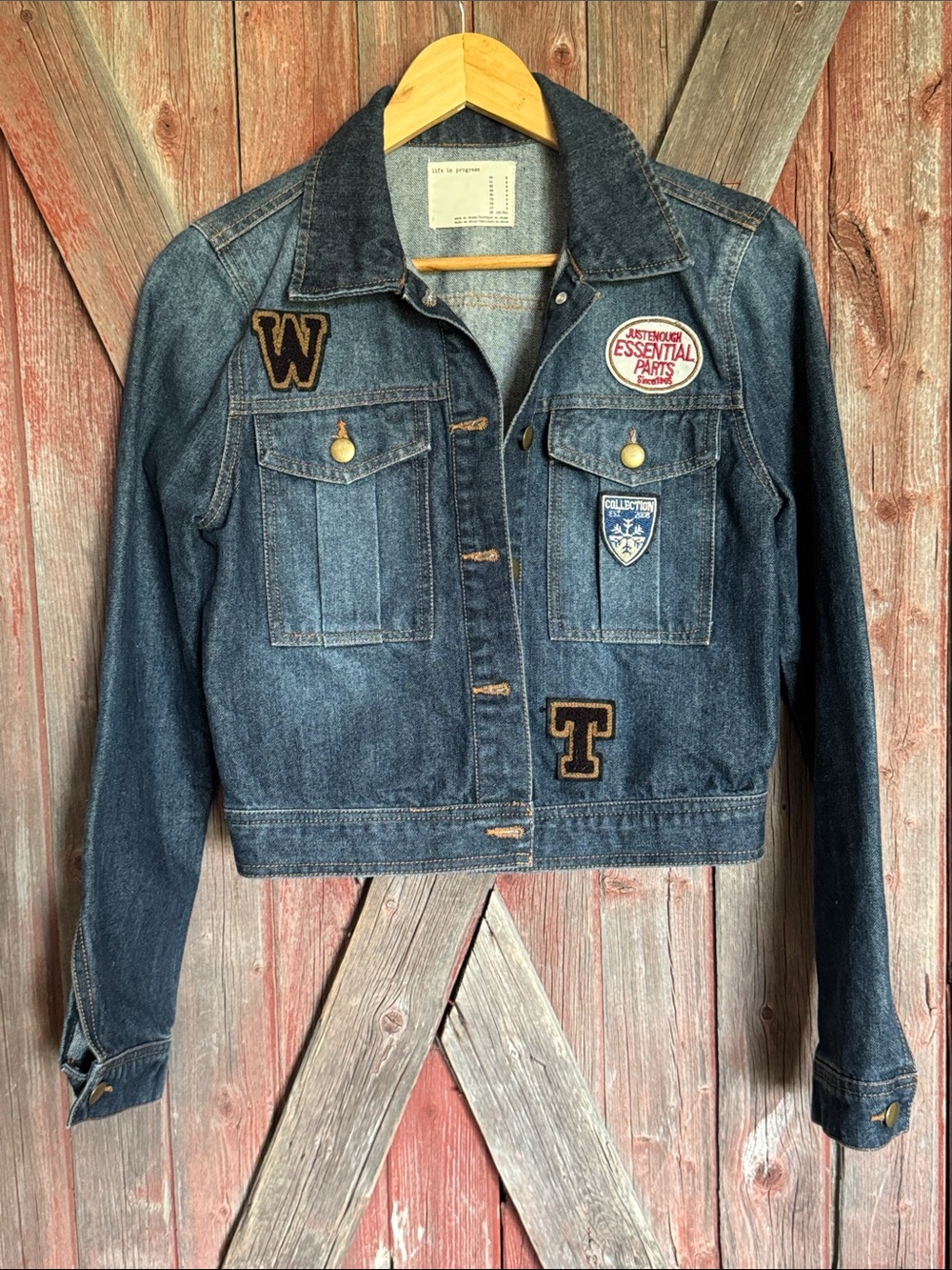 Denim Patchwork Jacket